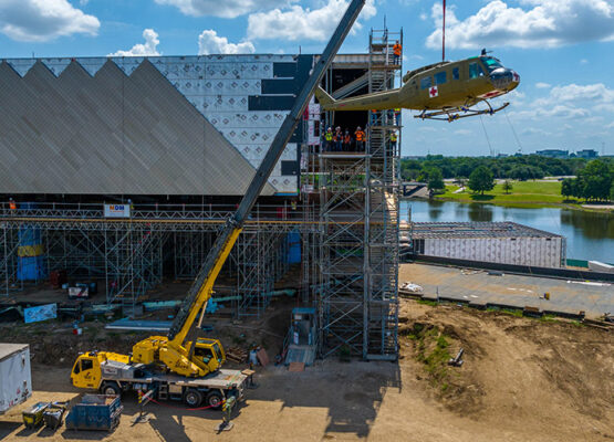 Huey Helicopter Lift National Medal of Honor Museum