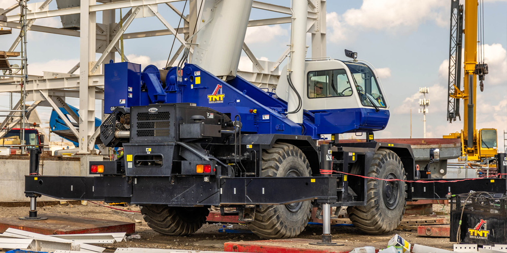 Rough-Terrain Crane
