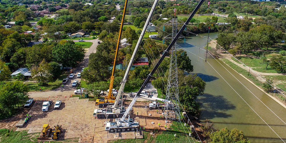 TNT All-Terrain Cranes Power Line
